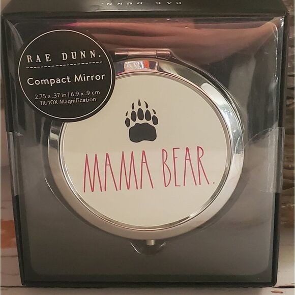 Rae Dunn Mama Bear Mirror Compact - Picture 1 of 4